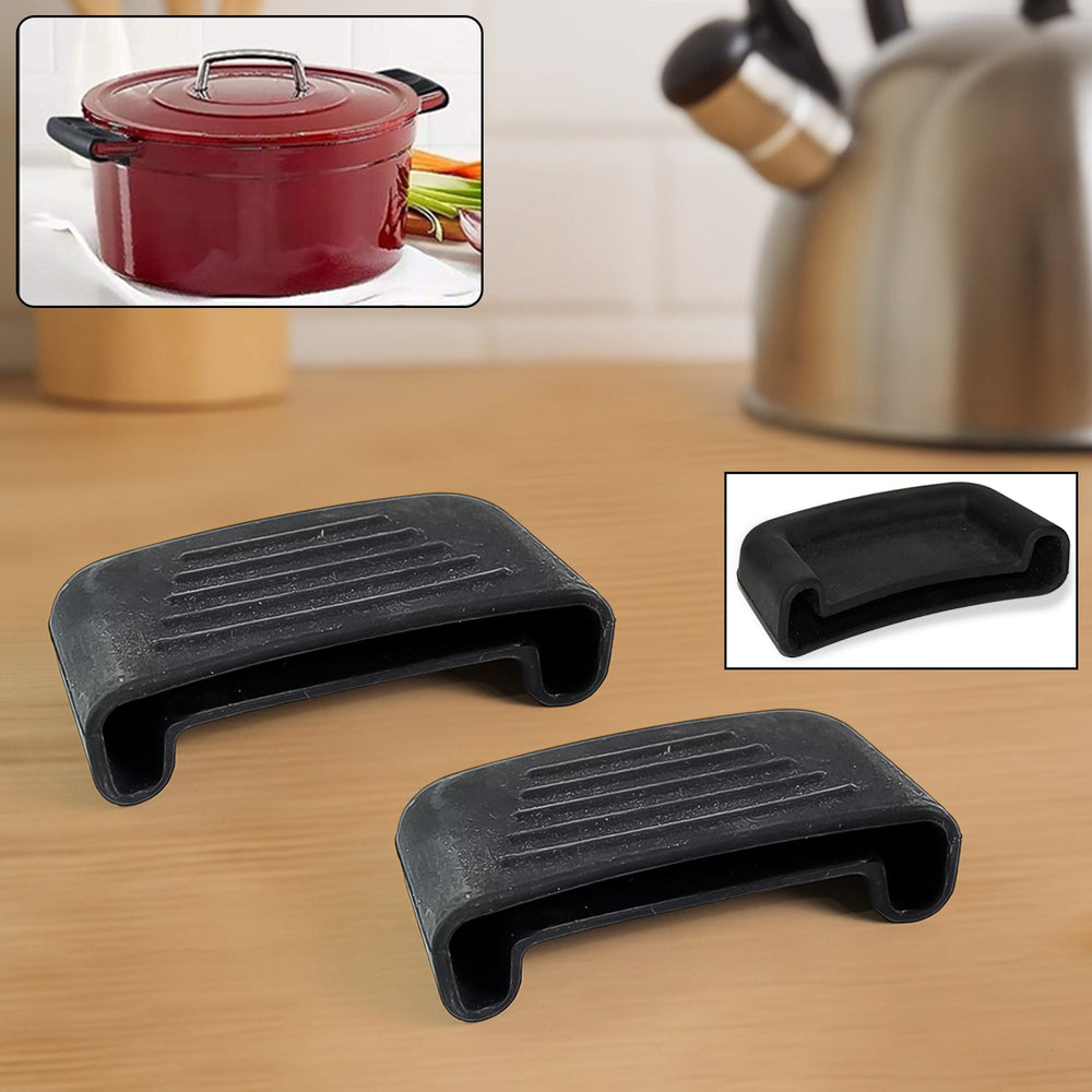 Silicone Pot Handle Sleeve – Heat Resistant & Anti-Slip Grip (2 Pc)