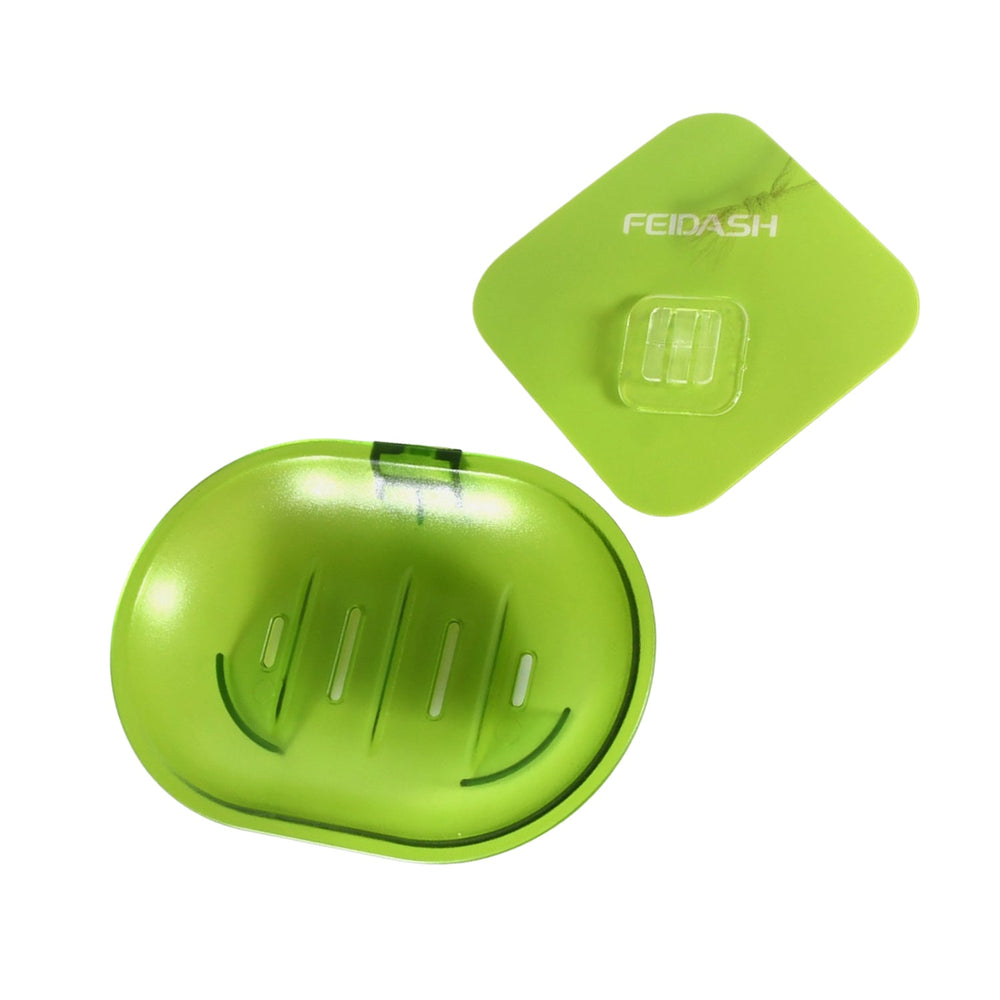 Plastic Soap Dish – Wall Mounted Self-Adhesive | VelvetBubbles