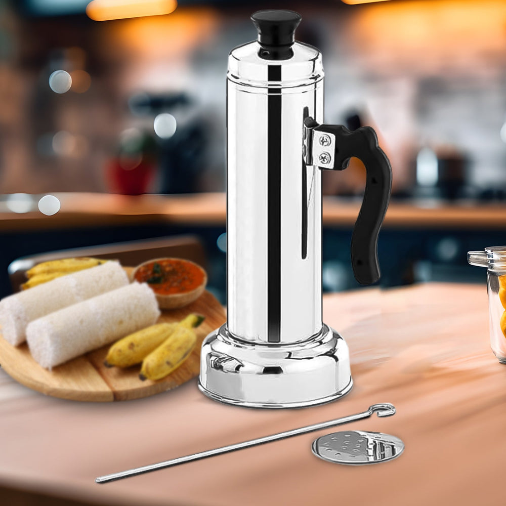 Puttu Maker – Stainless Steel Steamer Set for Pressure Cooker | Indo Glow