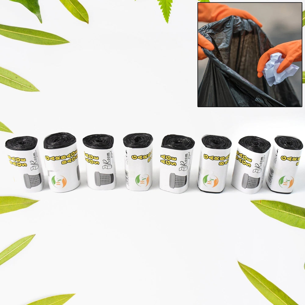 Eco-Friendly Disposable Garbage Bags – Durable 8 pcs Set