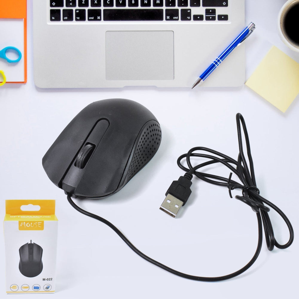 Wired Optical Mouse – M-022, USB Connectivity | Compshop