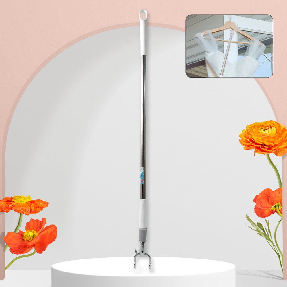 Telescopic Clothes Hook – Extendable Garment Hanger (155 cm) | Indo Glow