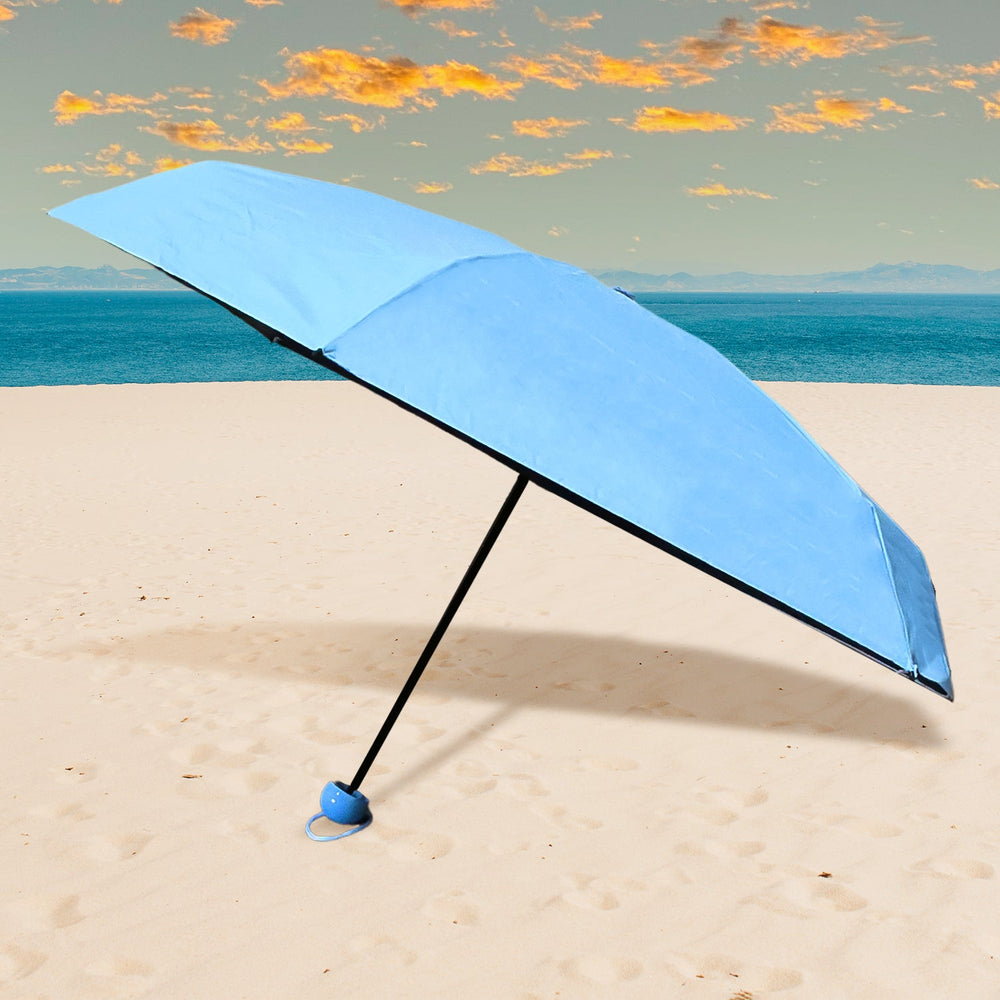 5-Fold Umbrella – Compact & Windproof with Capsule Case | DrizzlePro