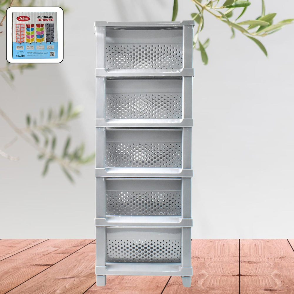 Modular Drawer Storage – 5 Layer Anti-Slip Organiser | Organivo