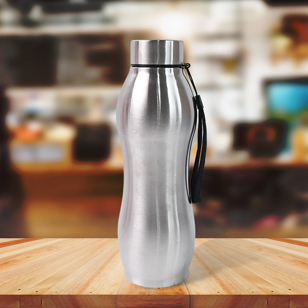 Stainless Steel Single Wall Water Bottle – Durable & Leak-Proof 1000ml