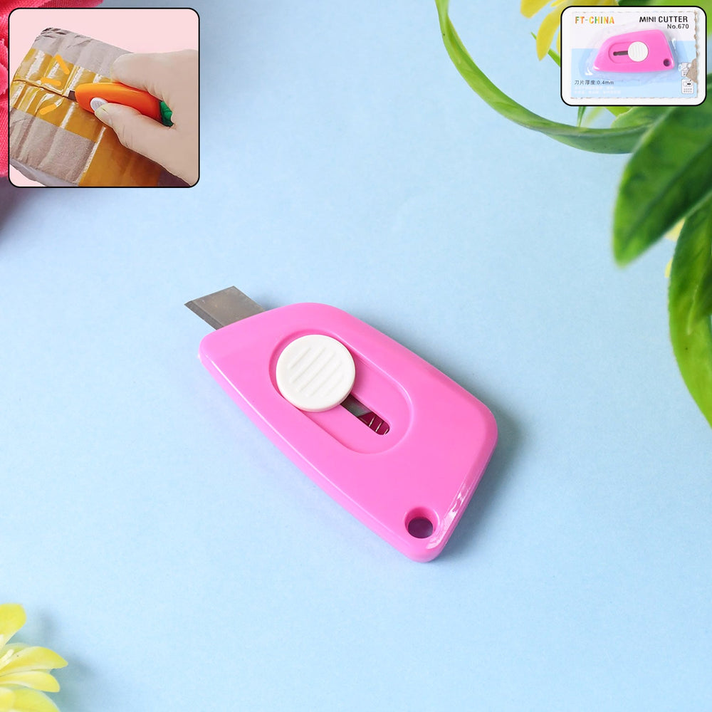 Mini Cloud Cutter Retractable Utility Knife – Compact & Safe Use
