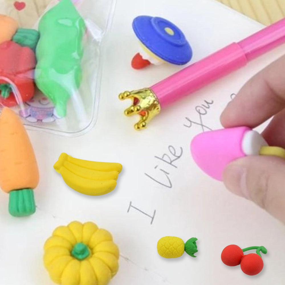 Colorful Erasers – Fun and Vibrant Stationery for Kids