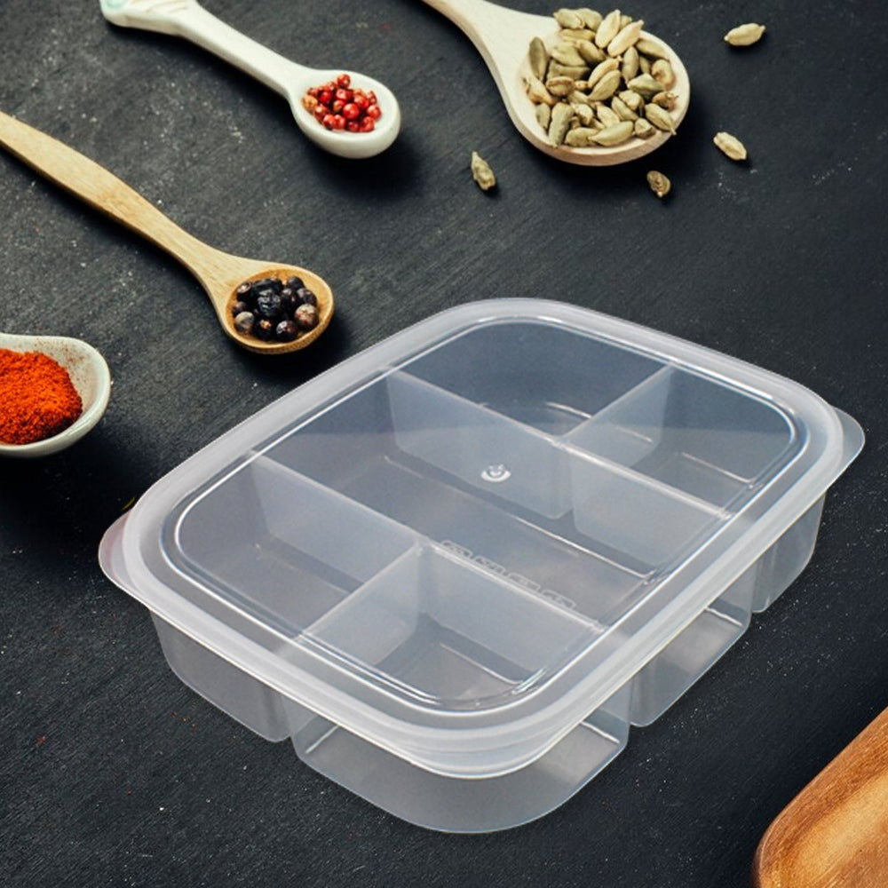 5 Compartment Lunch Box – Reusable Food Prep Container | Lunchie Bunchie