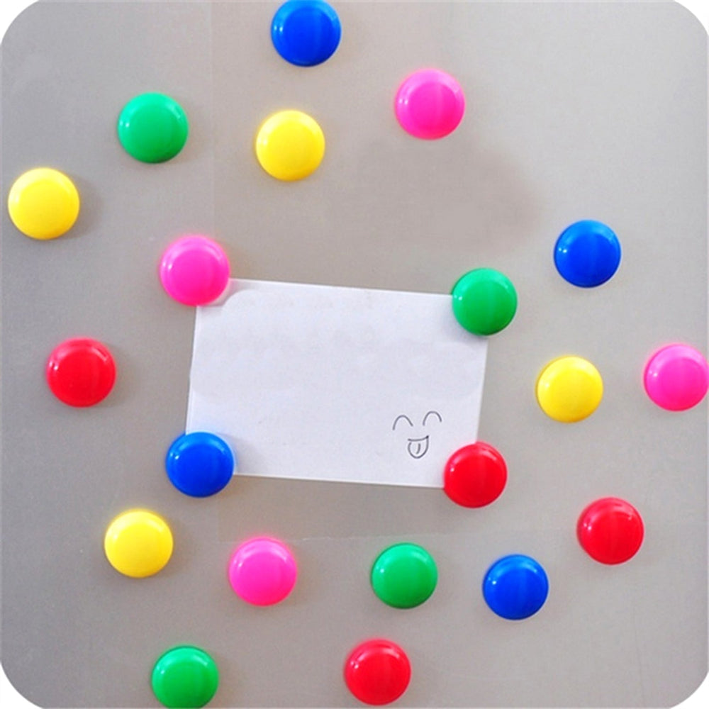 Whiteboard Magnetic Pins – 2cm Colourful Plastic | Deskura