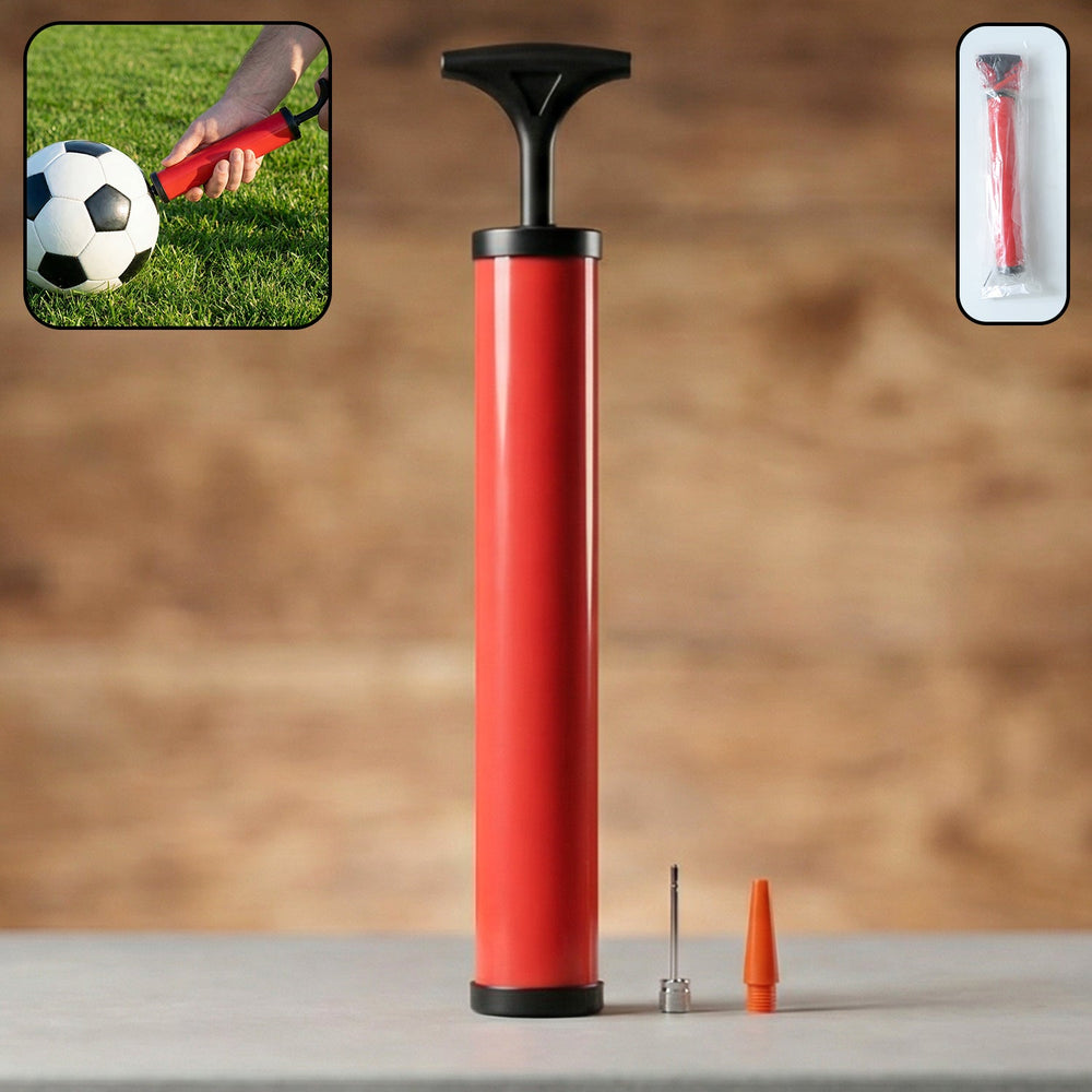Ball Pump – 28 cm Plastic Hand Pump for Sports | FitFuzion
