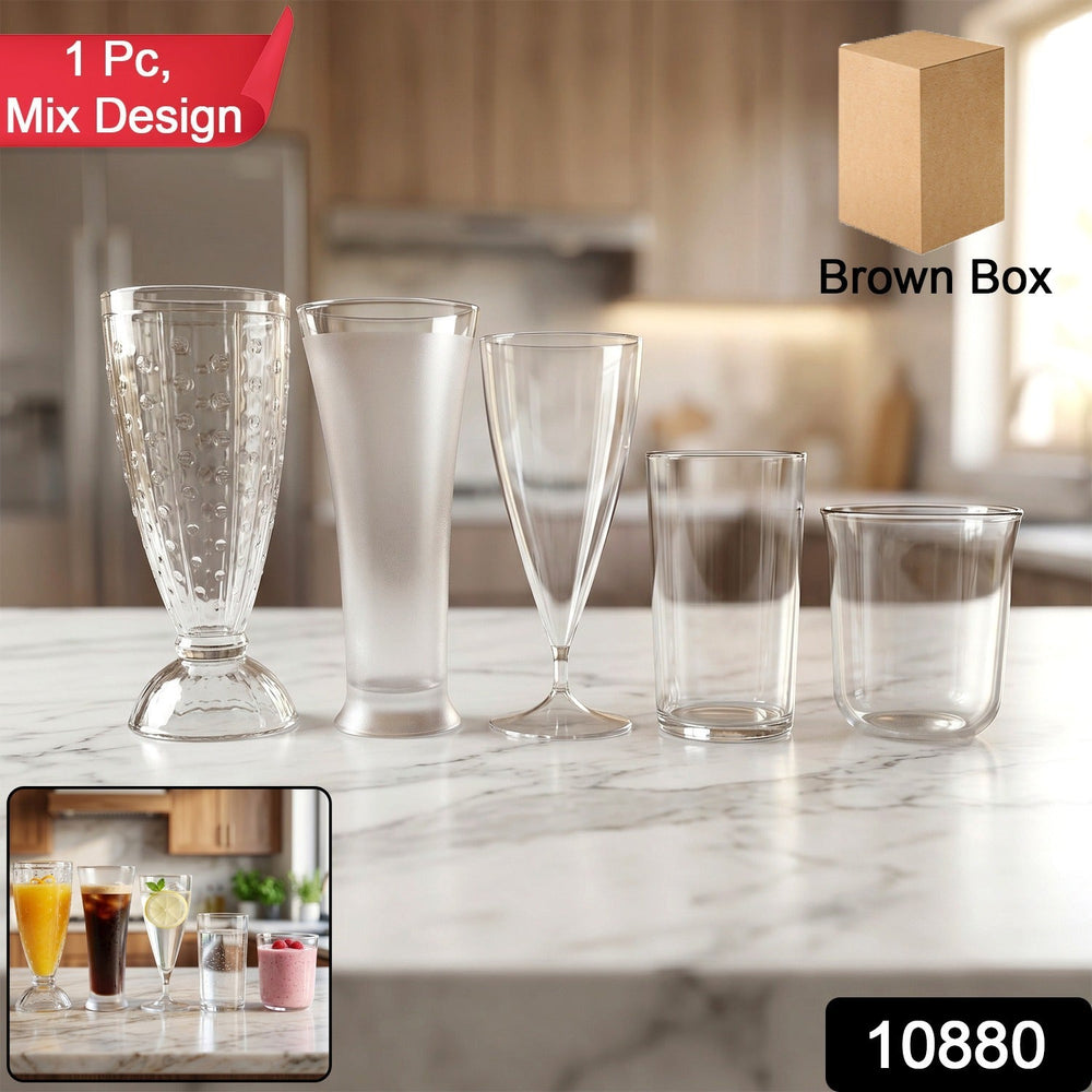 Unbreakable Plastic Drinking Glass – Stylish & Long-lasting Drinkware