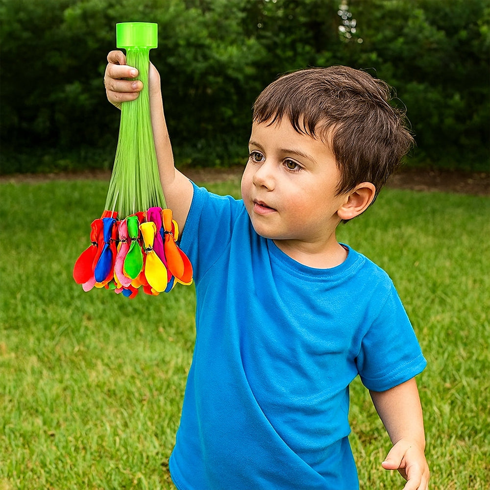 Holi Water Balloons – 111 Pcs Self-Tying Fun | Dollovia