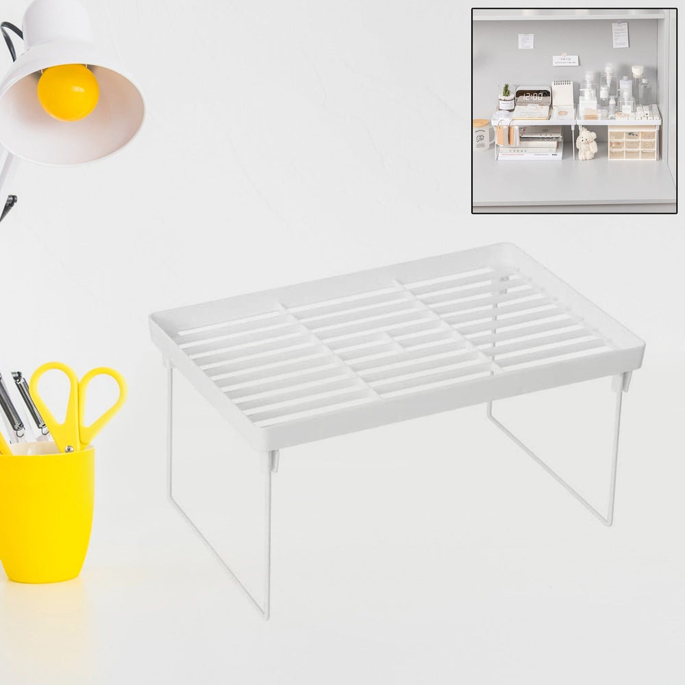 Plastic Organizer Storage Rack – Foldable & Rust-Proof Design