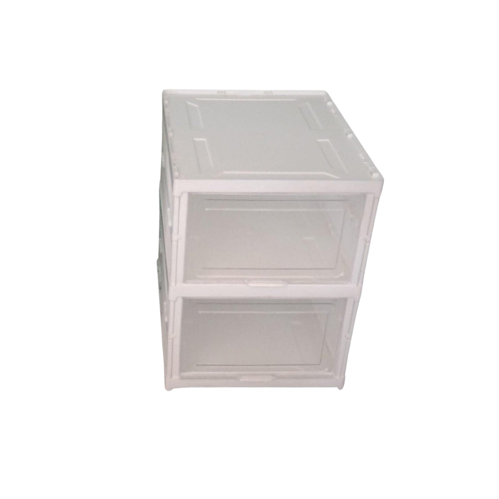 Stackable Storage Rack – Foldable Drawer Shelf | Organivo
