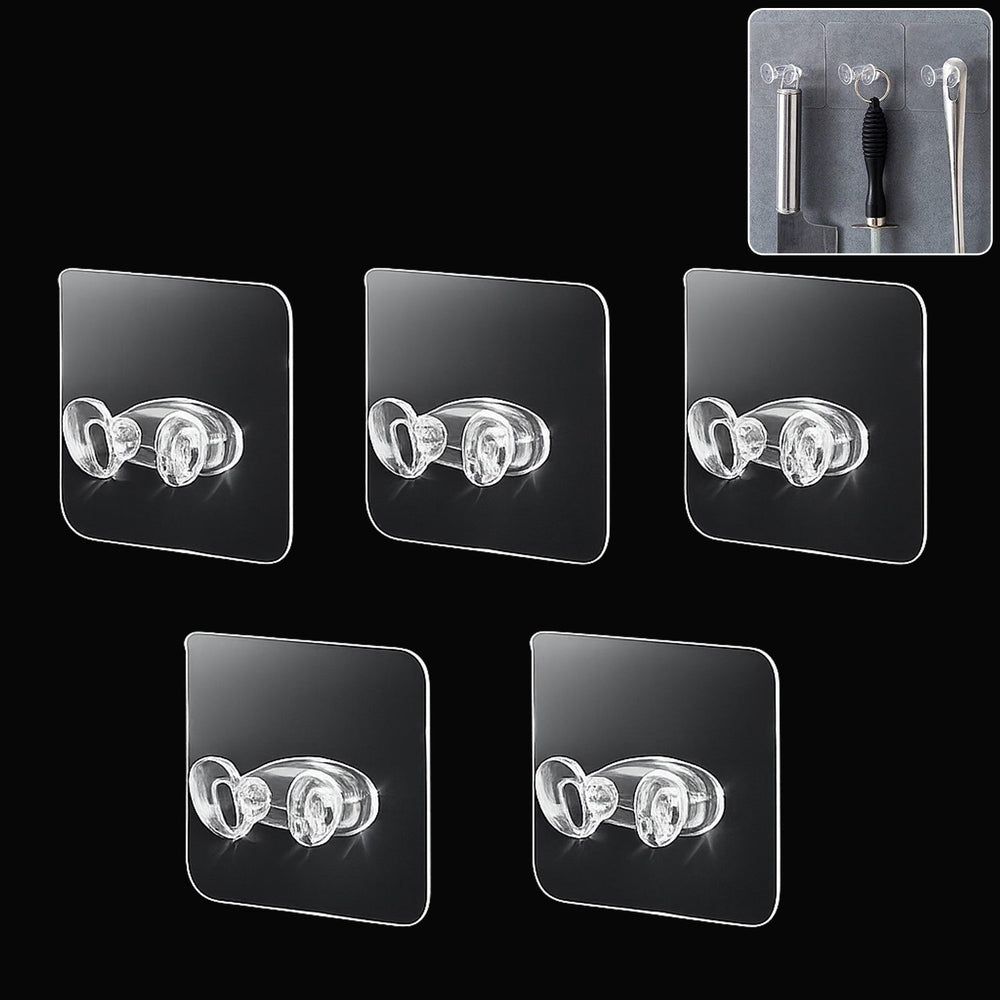 Adhesive Wall Hooks – Strong Hold & No Damage Walls
