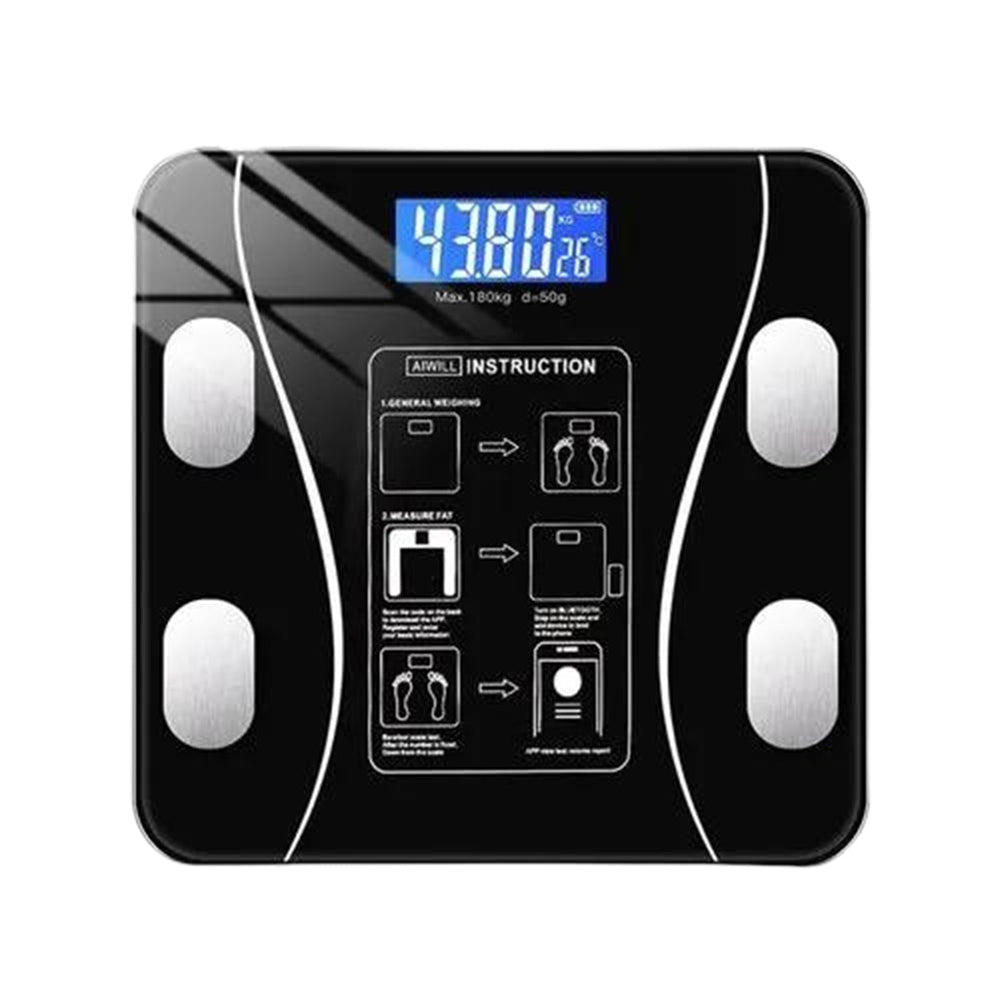 Smart Body Weight Scale – Bluetooth Body Fat & BMI Tracking | VelvaBloom