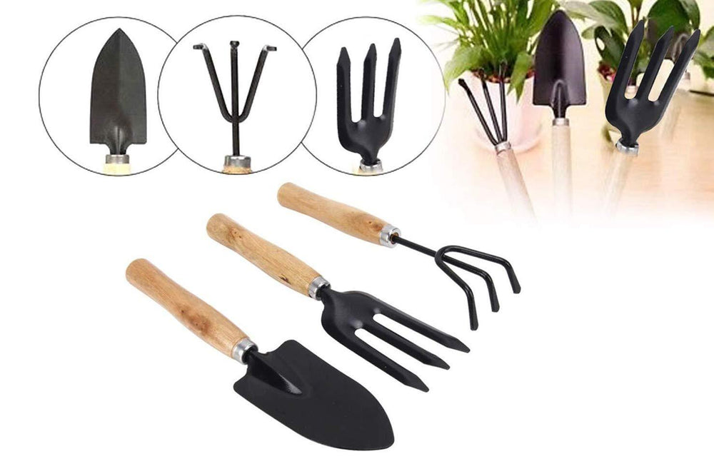 Gardening Tools Set – 3pc Hand Tools for Home Garden | XcelCraft