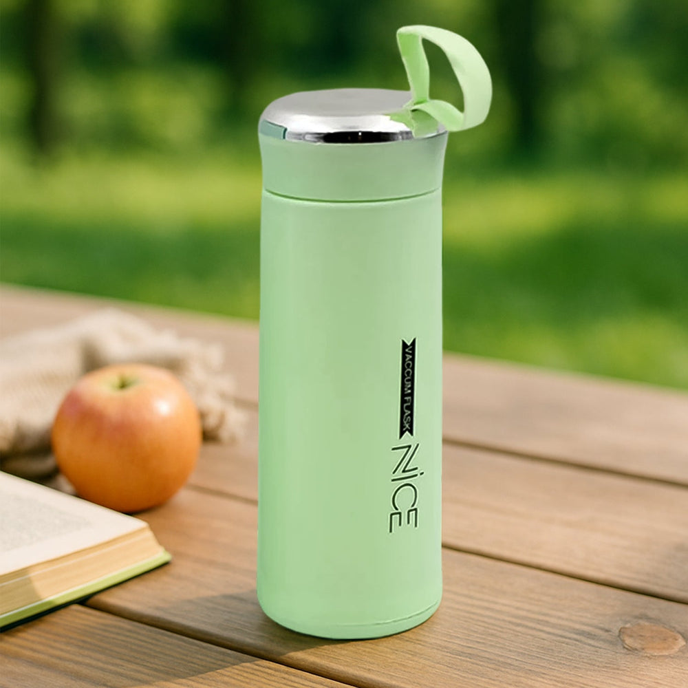 Glass Water Bottle 400ml Leak Proof – BPA-Free for Gym & Travel