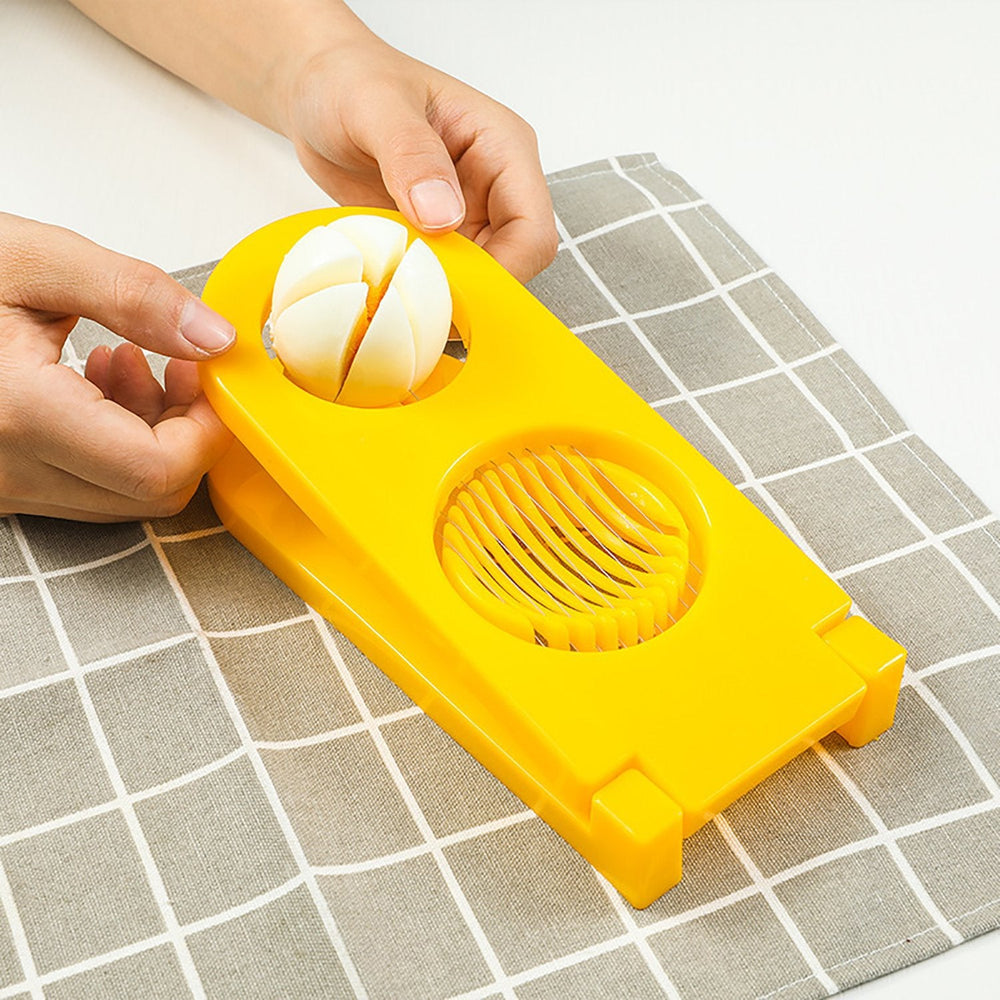 Egg Slicer – 2-in-1 Stainless Steel Cutter | Quickslice