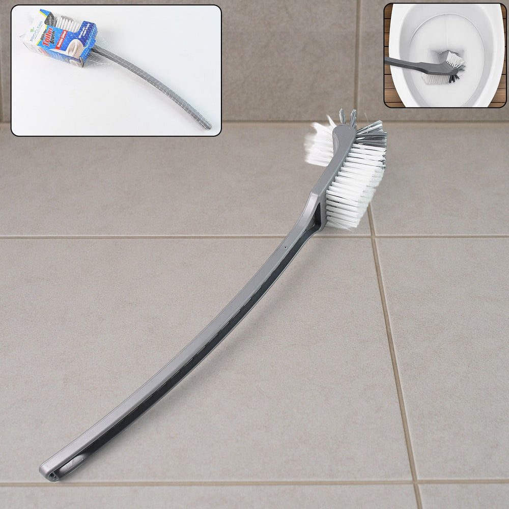 Long Handle Toilet Brush – Ergonomic Deep Cleaning Tool (1 Pc)