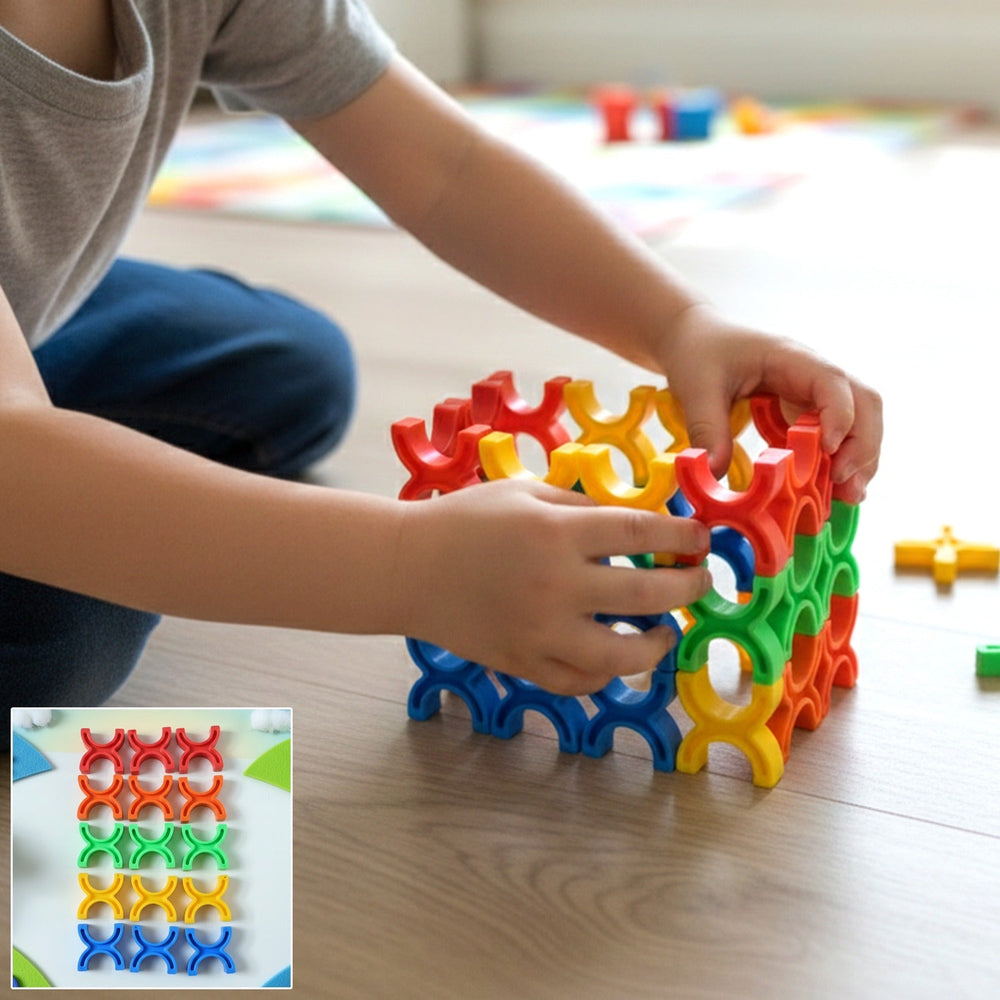 Balanced Blocks Stacking Toy – Boosts Creativity & Motor Skills