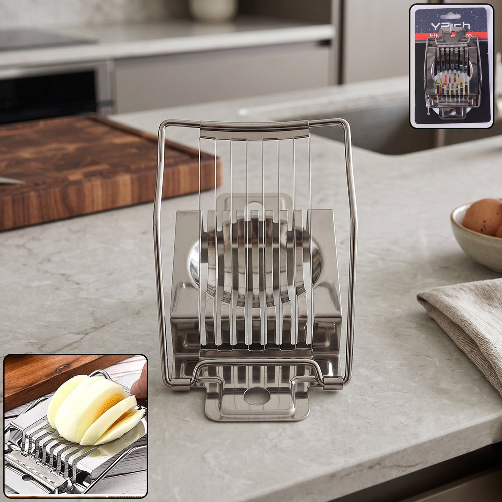 Stainless Steel Egg Slicer – Neat, Even Slices Every Time
