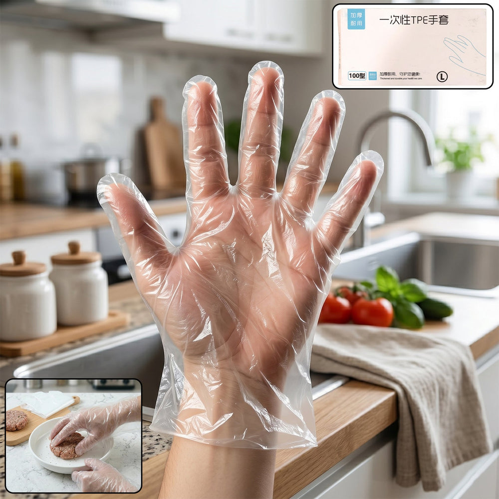 Disposable Plastic Gloves – Hygienic Food & Cleaning Protection