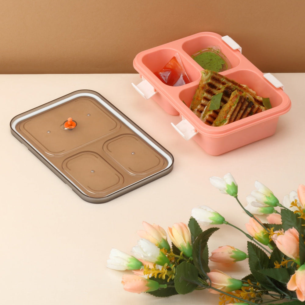 Kids Lunch Box – 3-Compartment, Leak-Proof Tiffin | Lunchie Bunchie