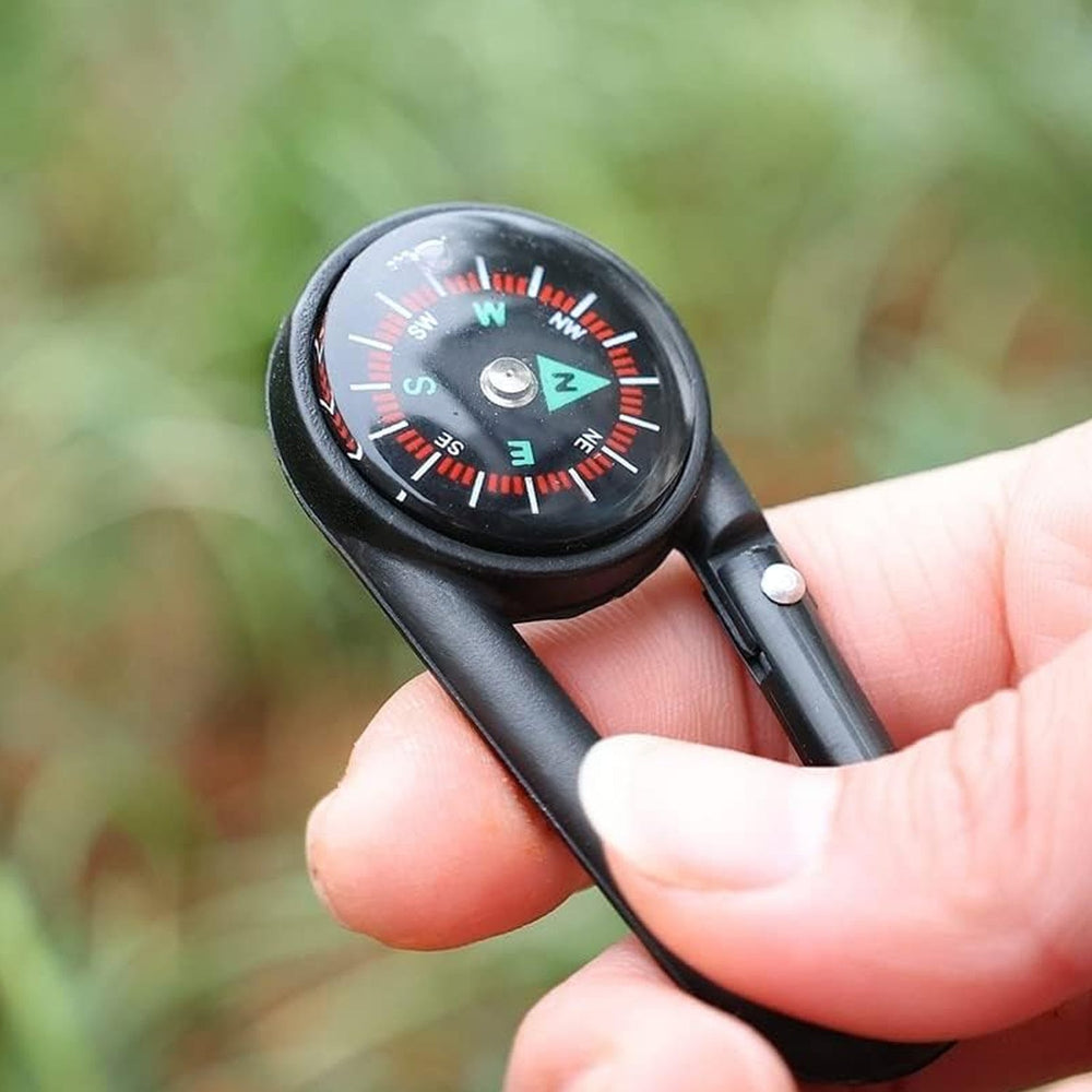 Mini Compass with Clip – Portable Outdoor Gear | Trekola