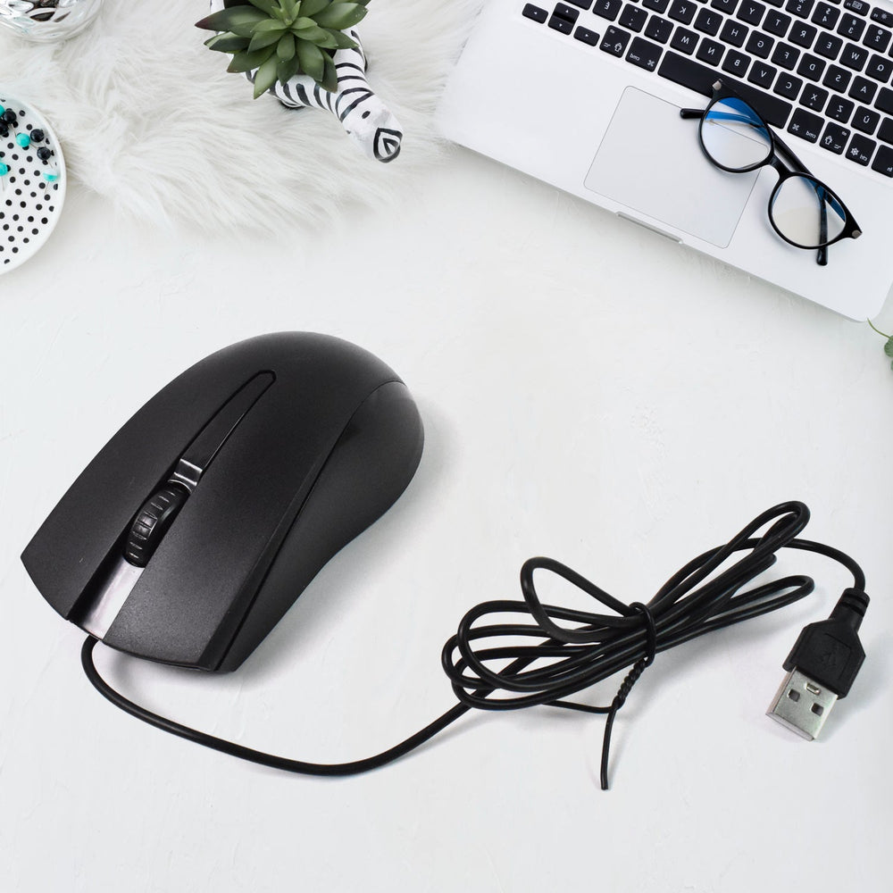 Wired Optical Mouse X2 – Precision & Comfort for PC/Laptop | Compshop