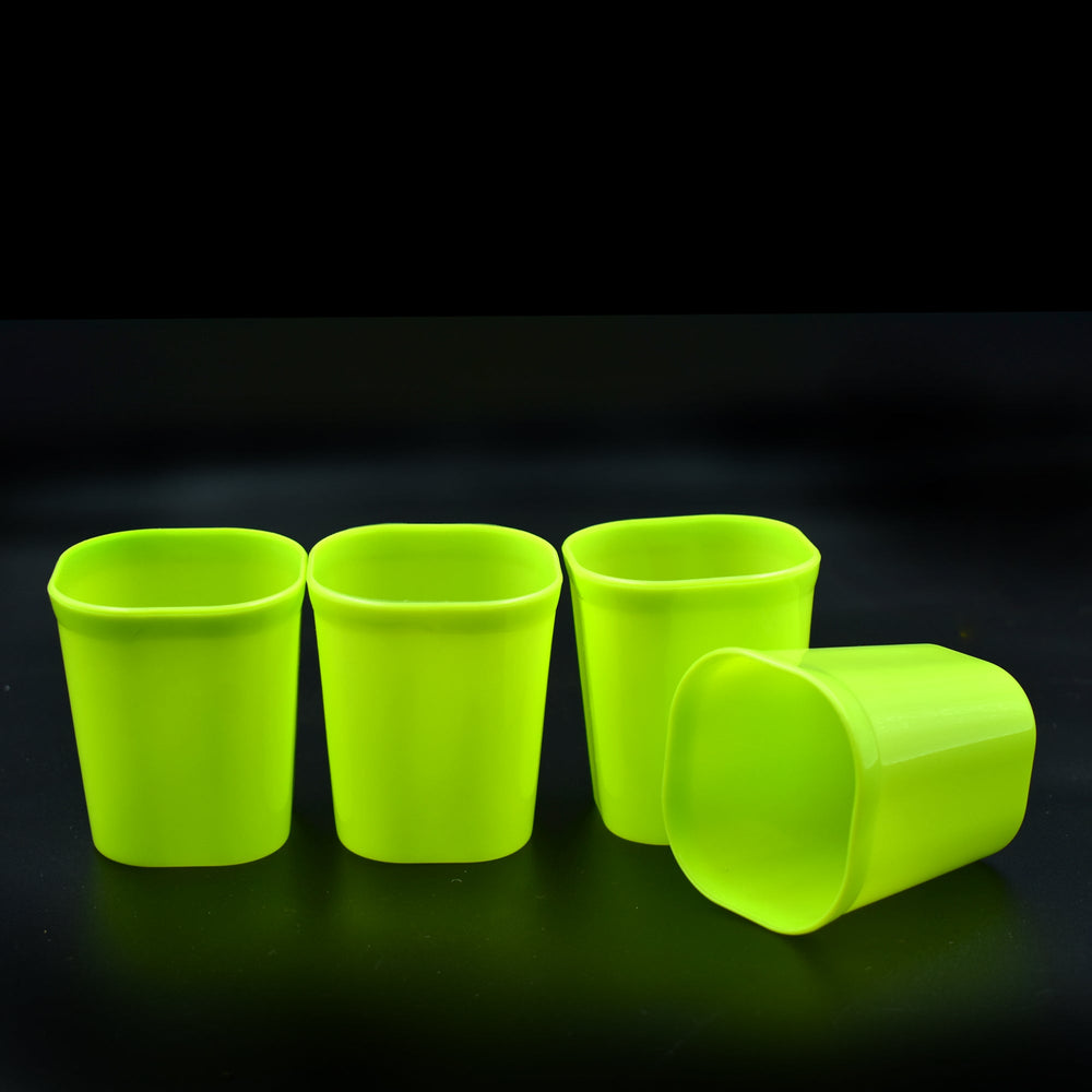 Unbreakable Plastic Drinking Glasses – Set of 4, Dishwasher Safe | Tidy Table