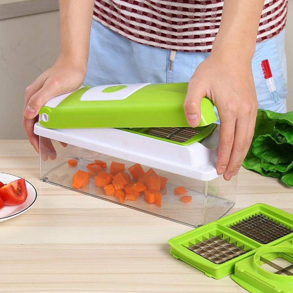 Manual Vegetable Slicer – 13-in-1 Multi-Cutter | Quickslice