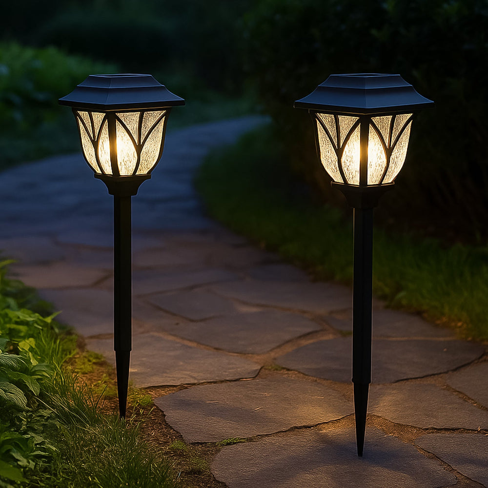 Solar Pathway Lights – Water-Ripple Garden Lighting | FitFuzion