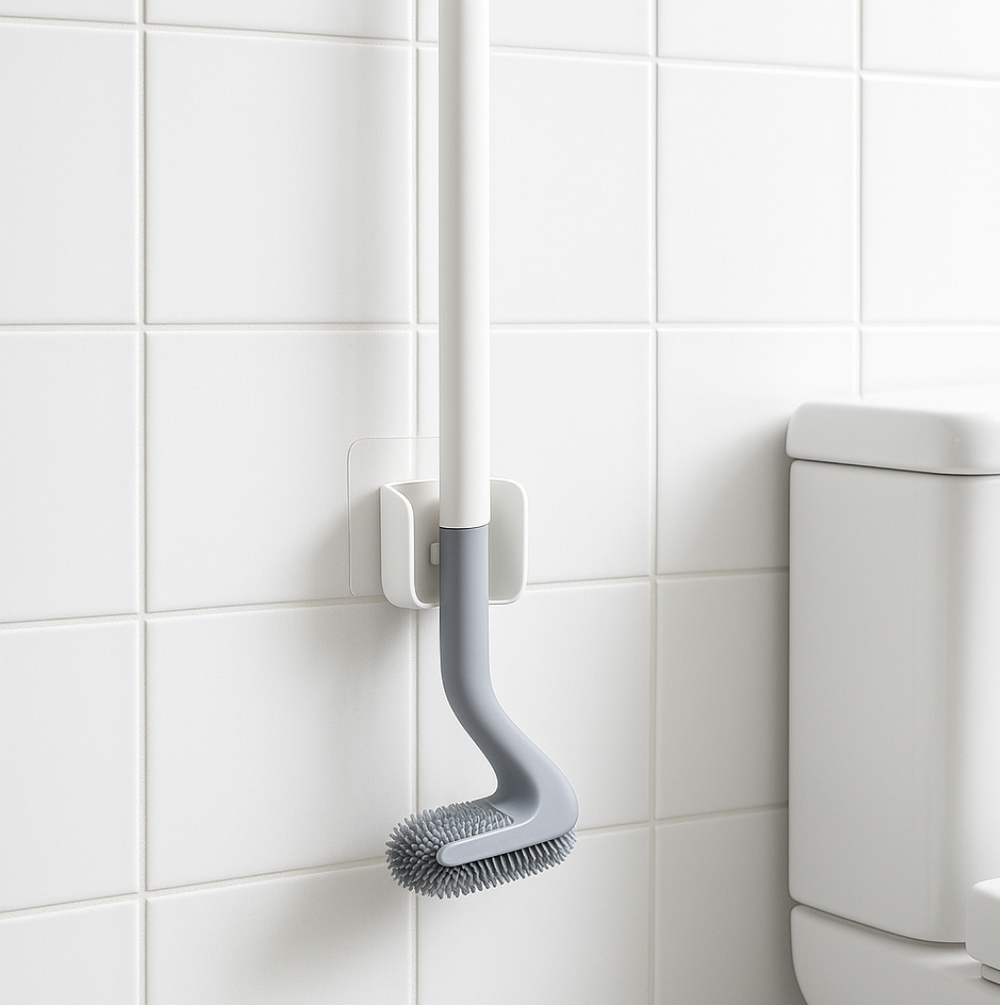 Golf Toilet Brush – Silicone & Wall-Mounted Holder | Storenzo