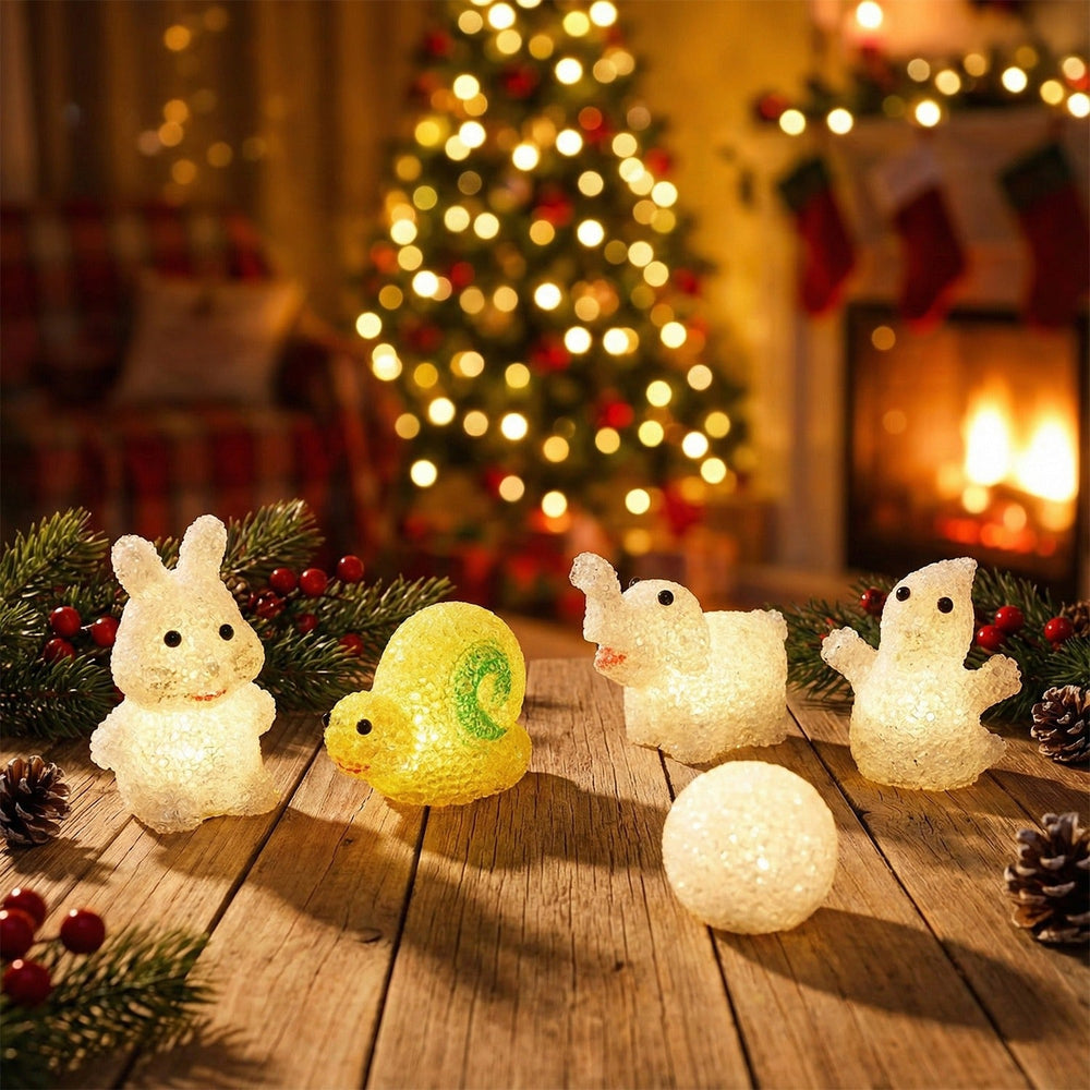 Animal LED Night Lamp – Cute Multi-Shape Set (6 Pc) | Indo Glow