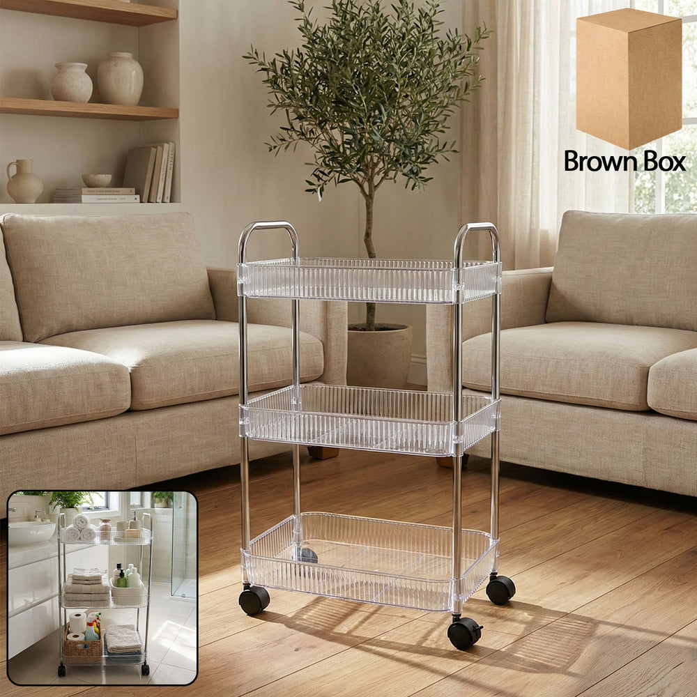 Multipurpose Storage Trolley – Space-Saving Organizer with Wheels