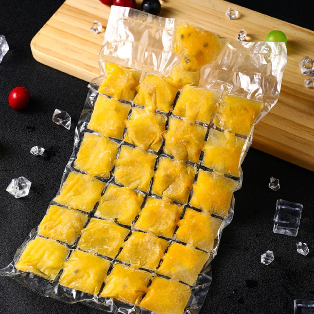 Disposable Ice Cube Bags – Self-Seal, Easy Release | FERVENT