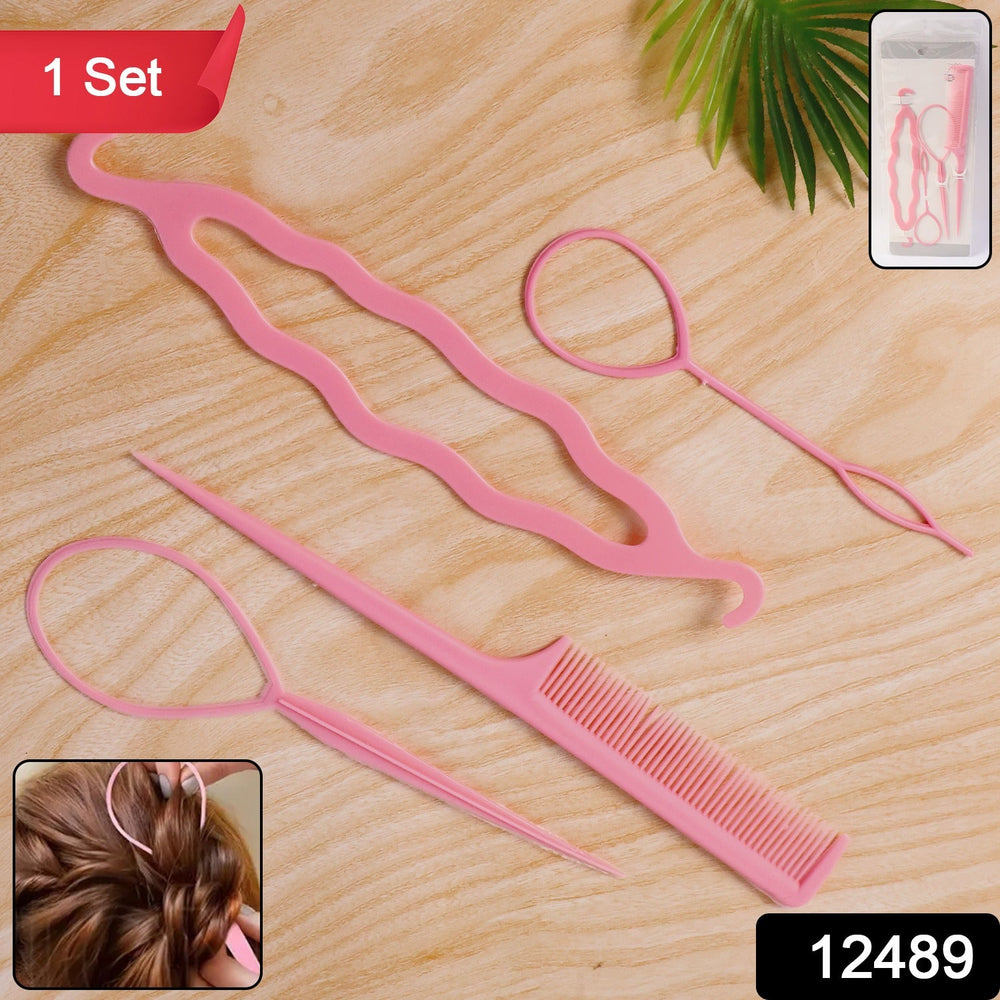 Hair Styling Tool Set – Easy & Gentle Braiding & Ponytails