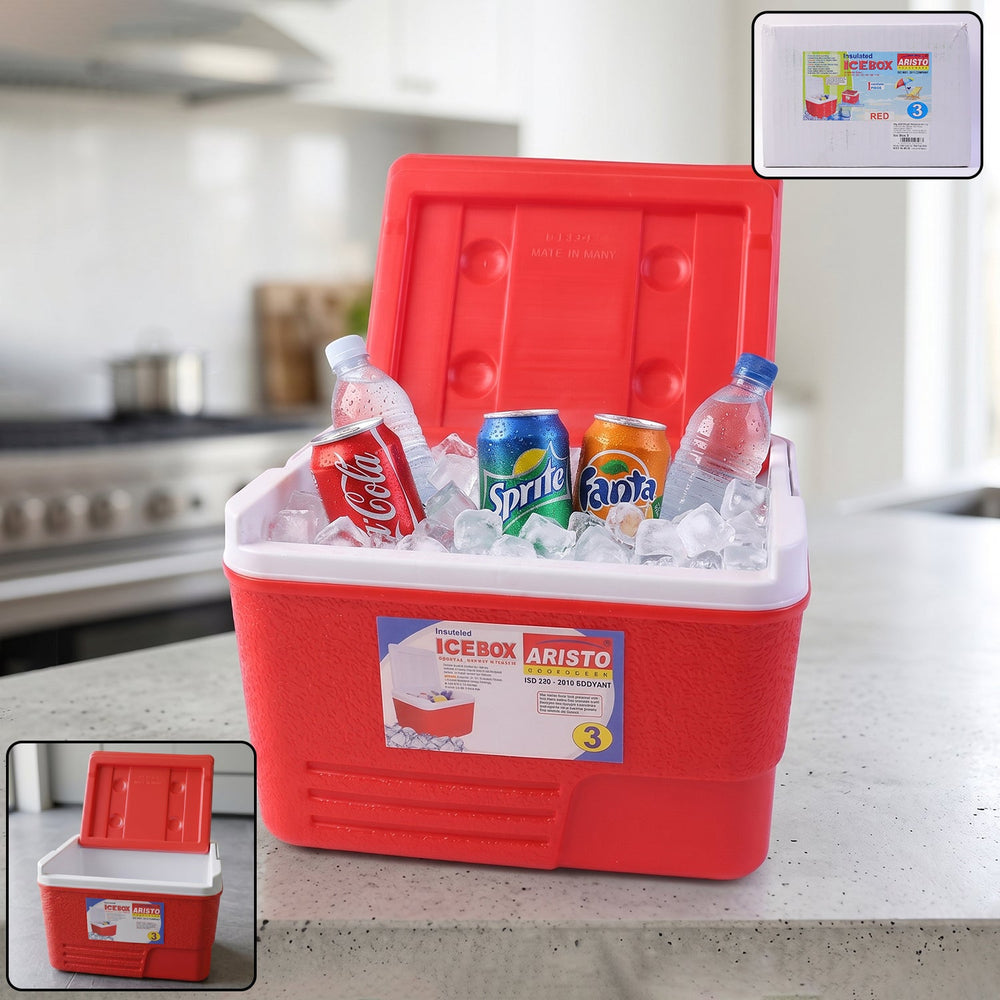 Heavy Duty Insulated Ice Box – 3 Litre Portable Cooler for Outdoor Use