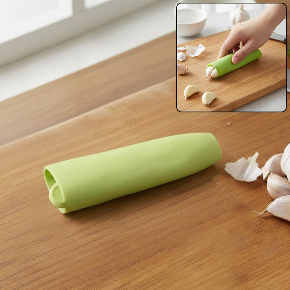 Silicone Garlic Peeler Tube – Mess-Free & Easy Garlic Skin Remover